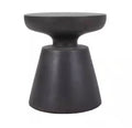 Olcott Antique Copper Stone Outdoor Patio Side Table
