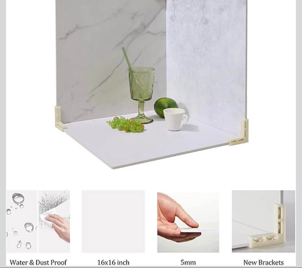 4PCS Double Sided Backdrop Boards 16x16 inch