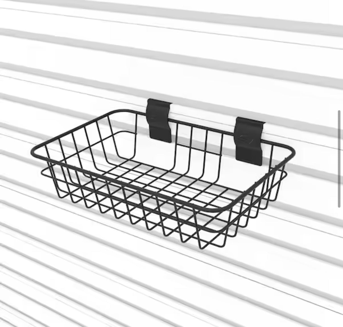 15 in. Basket for Garage Slat Wall and Track Systems