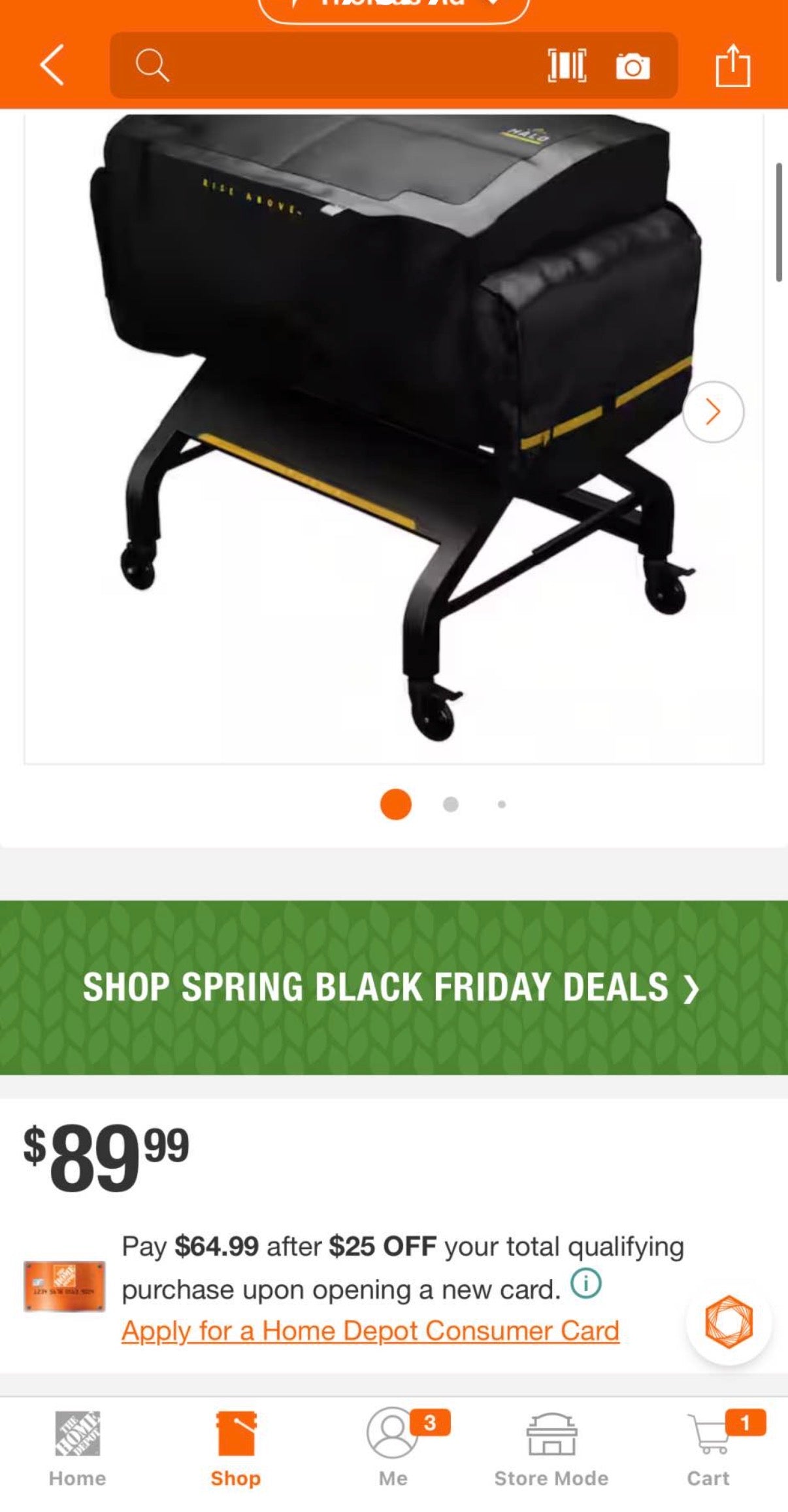Elite4B Propane Griddle Cover