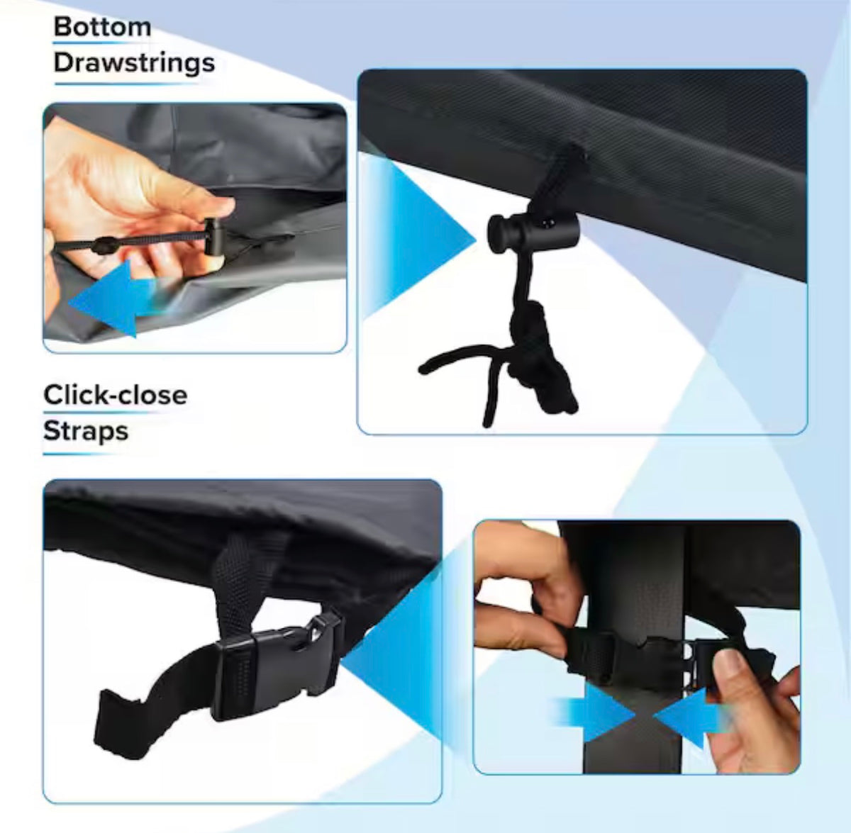 Heavy-Duty Water Resistant Patio  BBQ Grill Cover