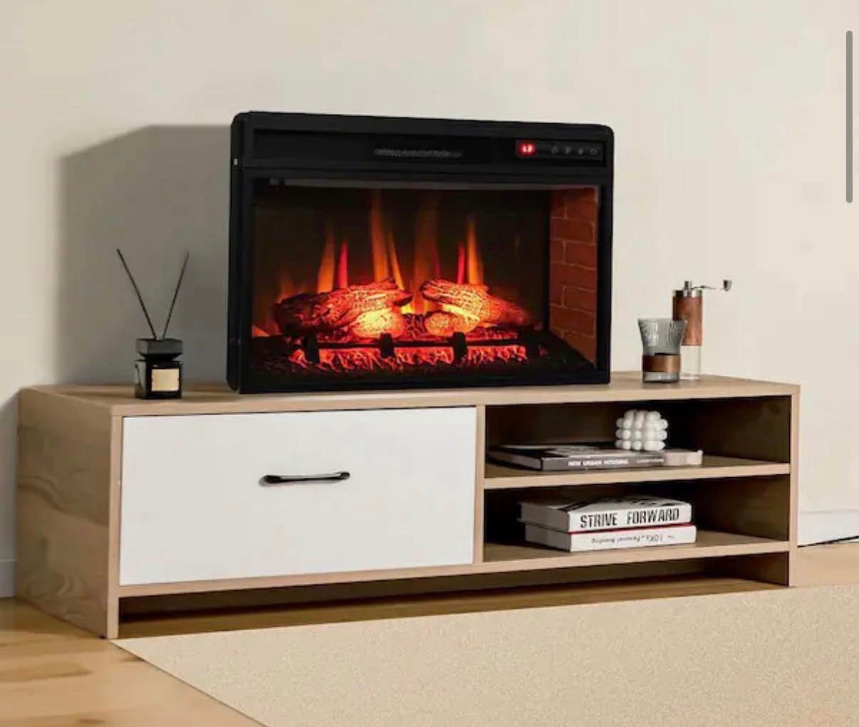 26 in. Infrared Quartz Electric Fireplace