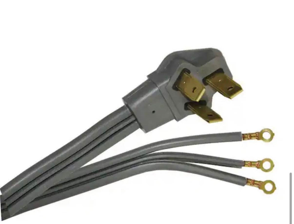 6 ft. 6/3 50 Amp 3-Prong Range Power Cord, Grey