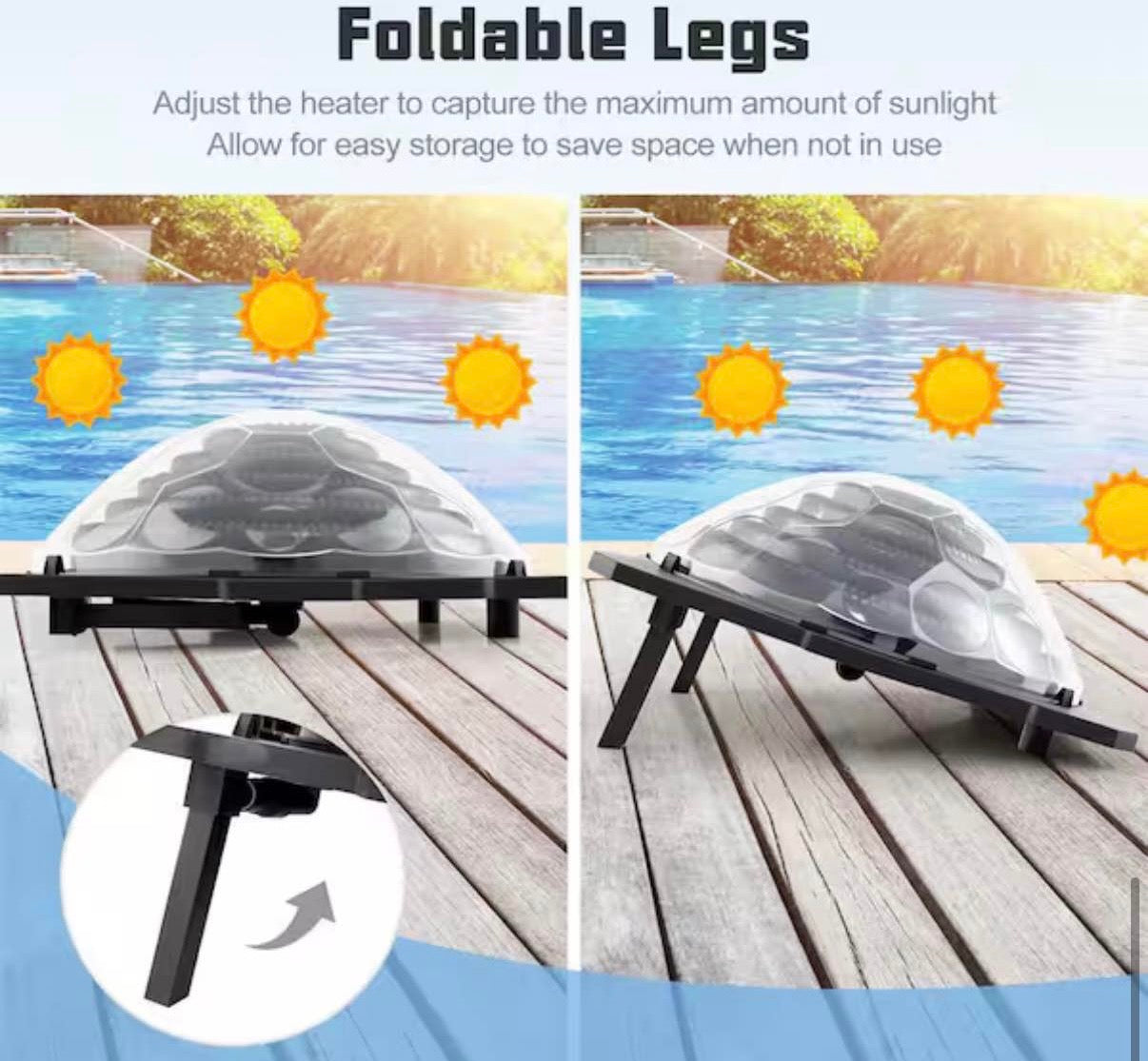 Solar Pool Heater Above Ground ( used like new)