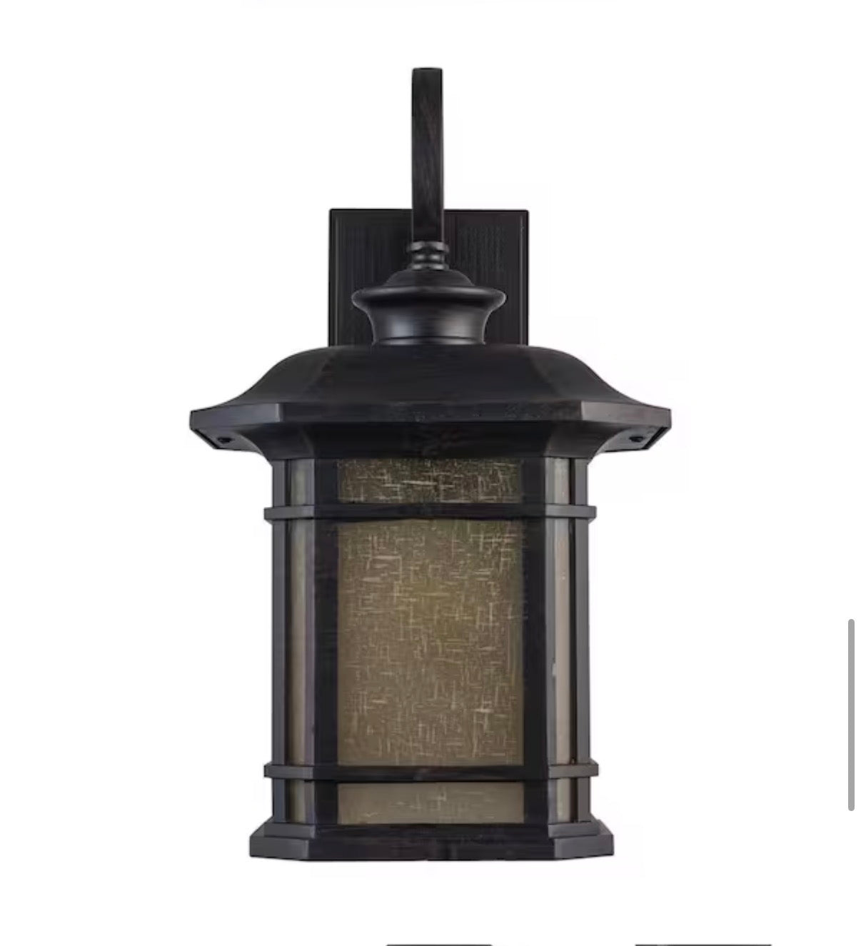 San Miguel 16.5 in. 1-Light Rust Outdoor Wall Light