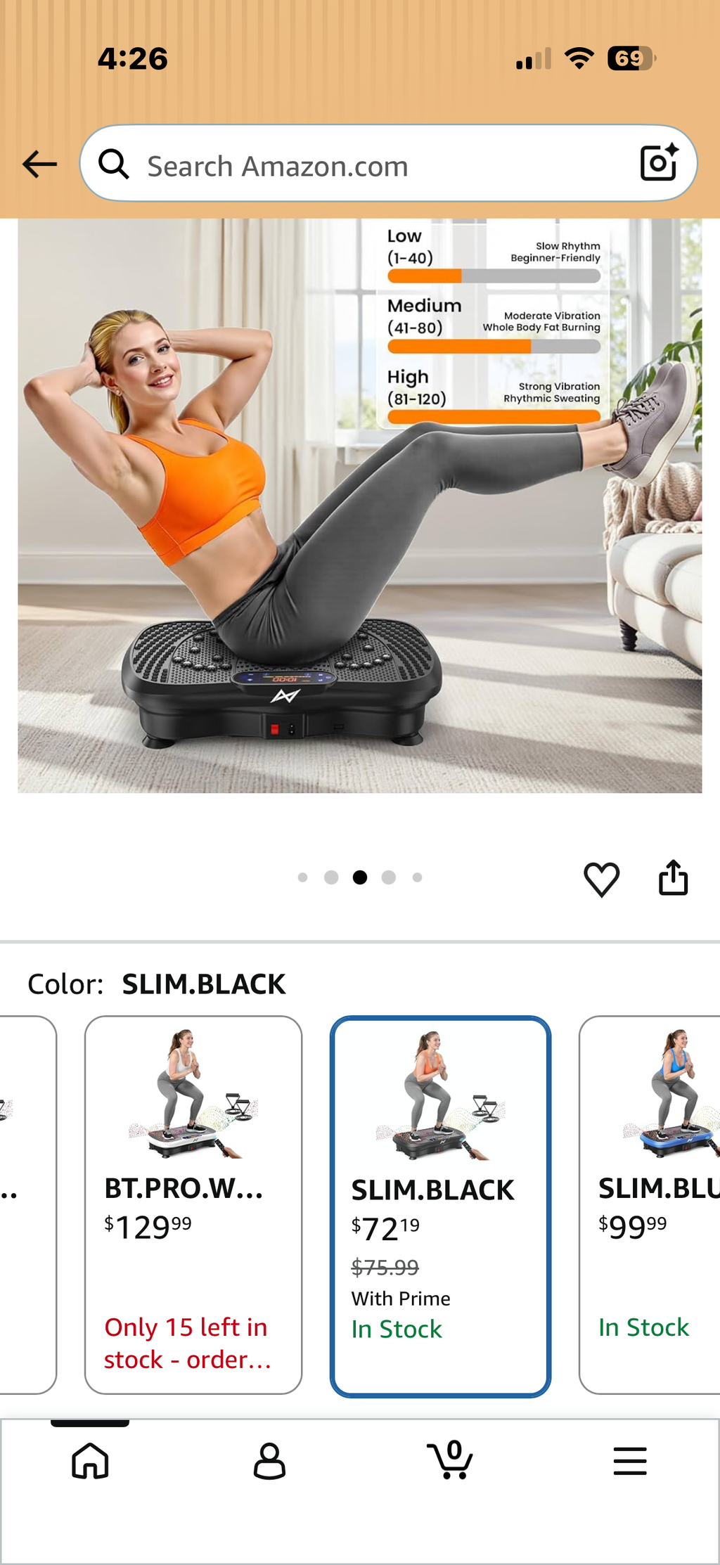 Vibration Plate Exercise Machine Fitness Platform