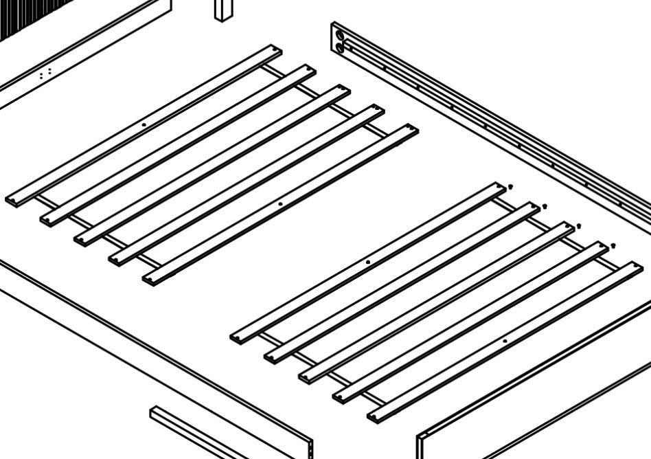 Queen Bed Slats 61 in