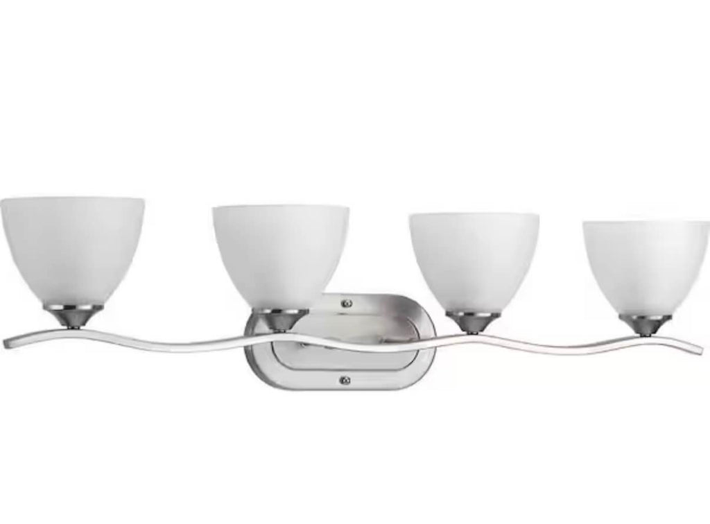 vanity light Laird Collection 33 in. 4-Light Brushed Nickel vanity light