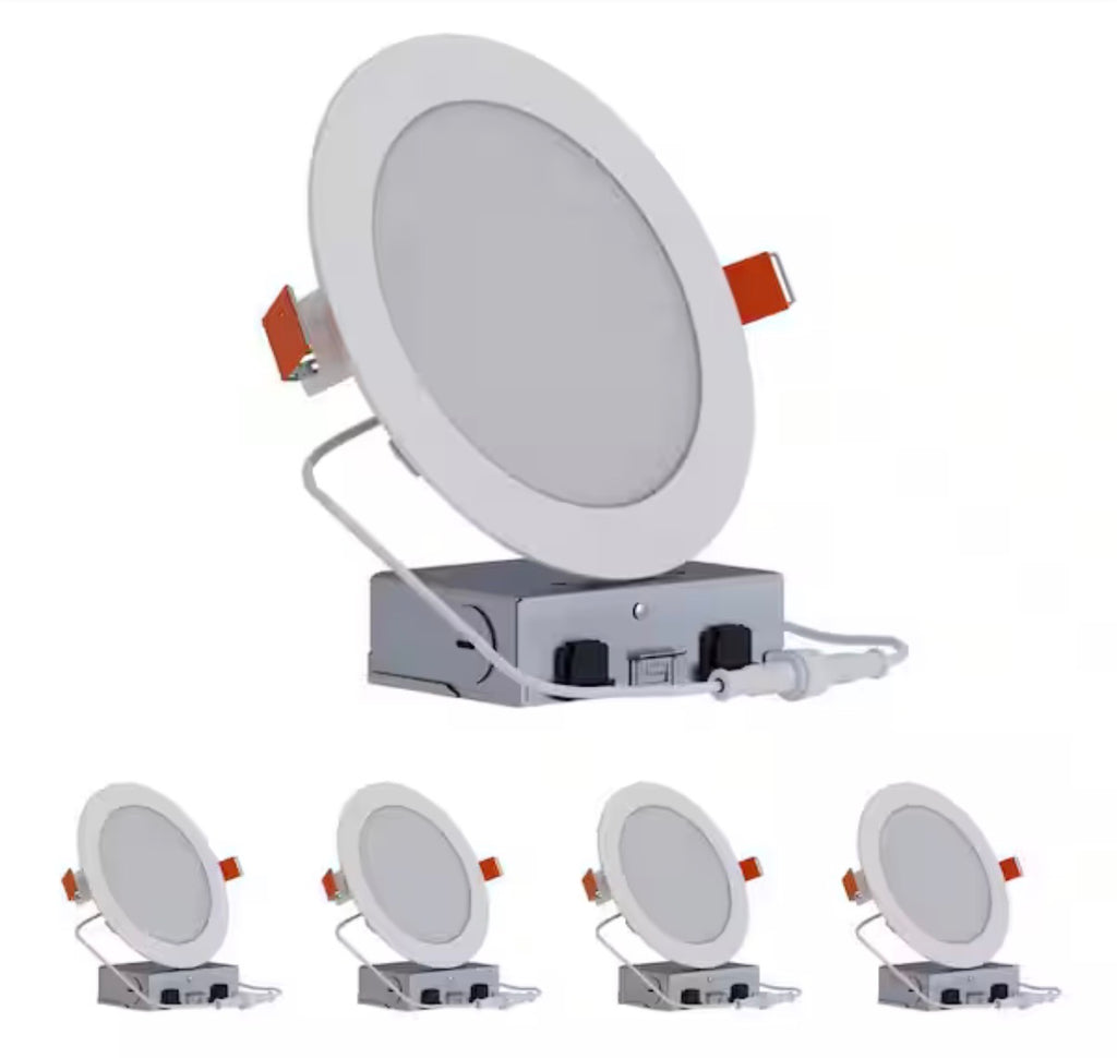 Halo 6" Slim Canless LED Downlight 4-Pack