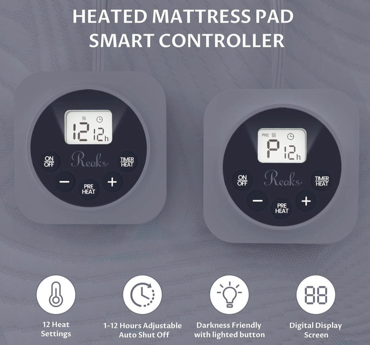 King Size Electric Heated Mattress Pad