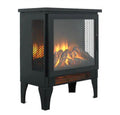 15 in. 400 sq. ft. 3-Sided 3D Flame Electric Stove