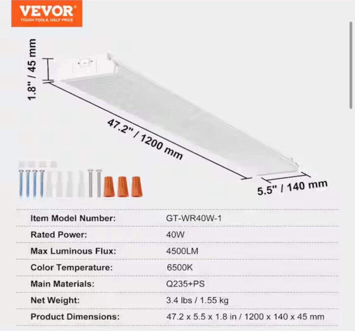 4 ft. LED Wraparound Light
