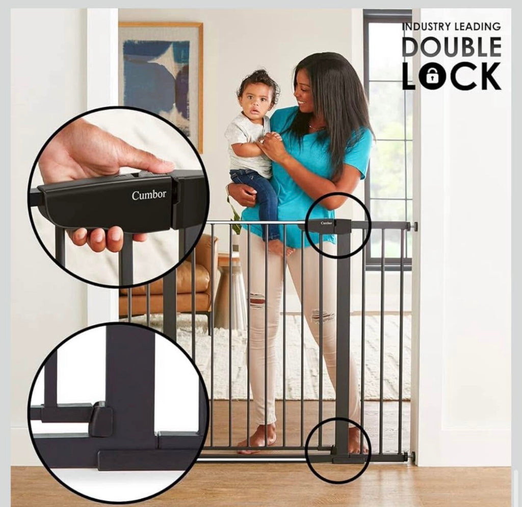 36" Extra Tall, 29.7-46" Wide Baby Gate for Stairs