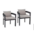 Set of 2 Calistae Modern Outdoor Dining Chairs