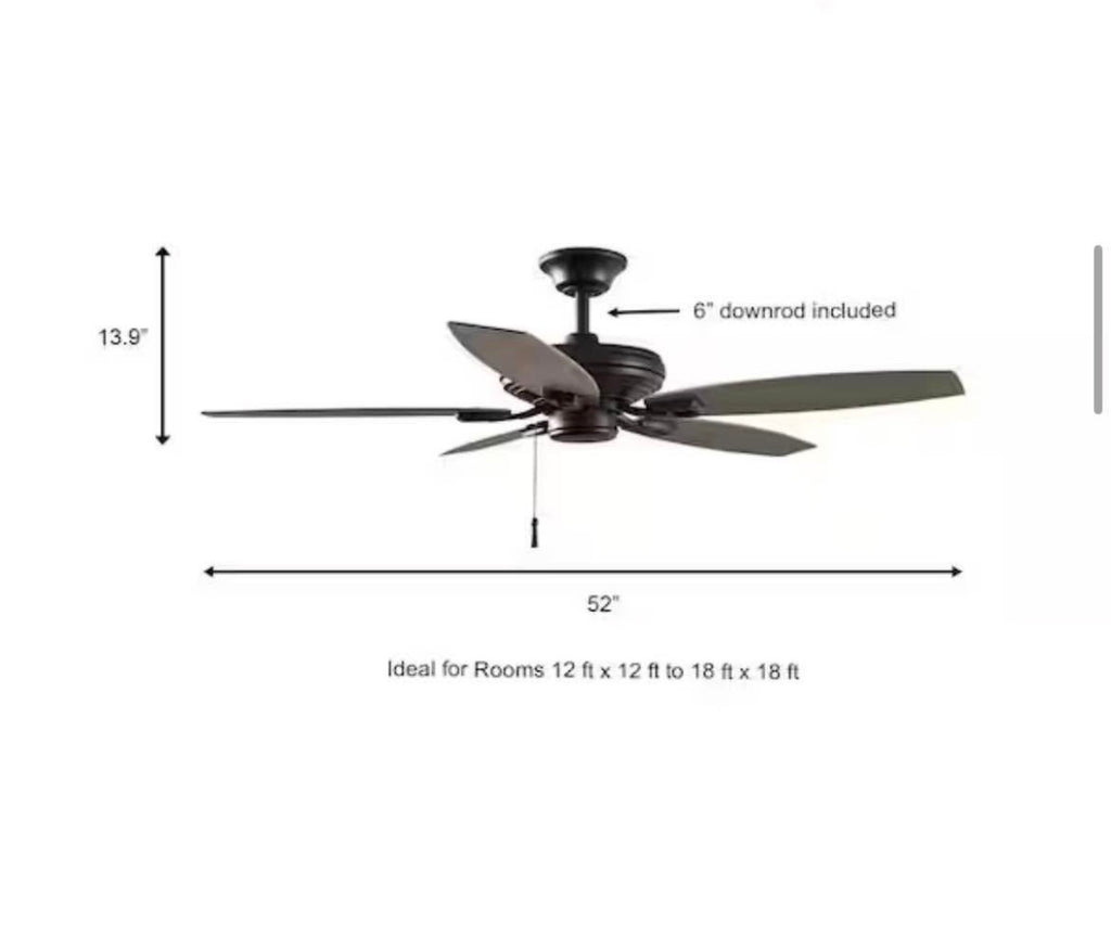 North Pond 52 in Indoor/Outdoor  Ceiling Fan
