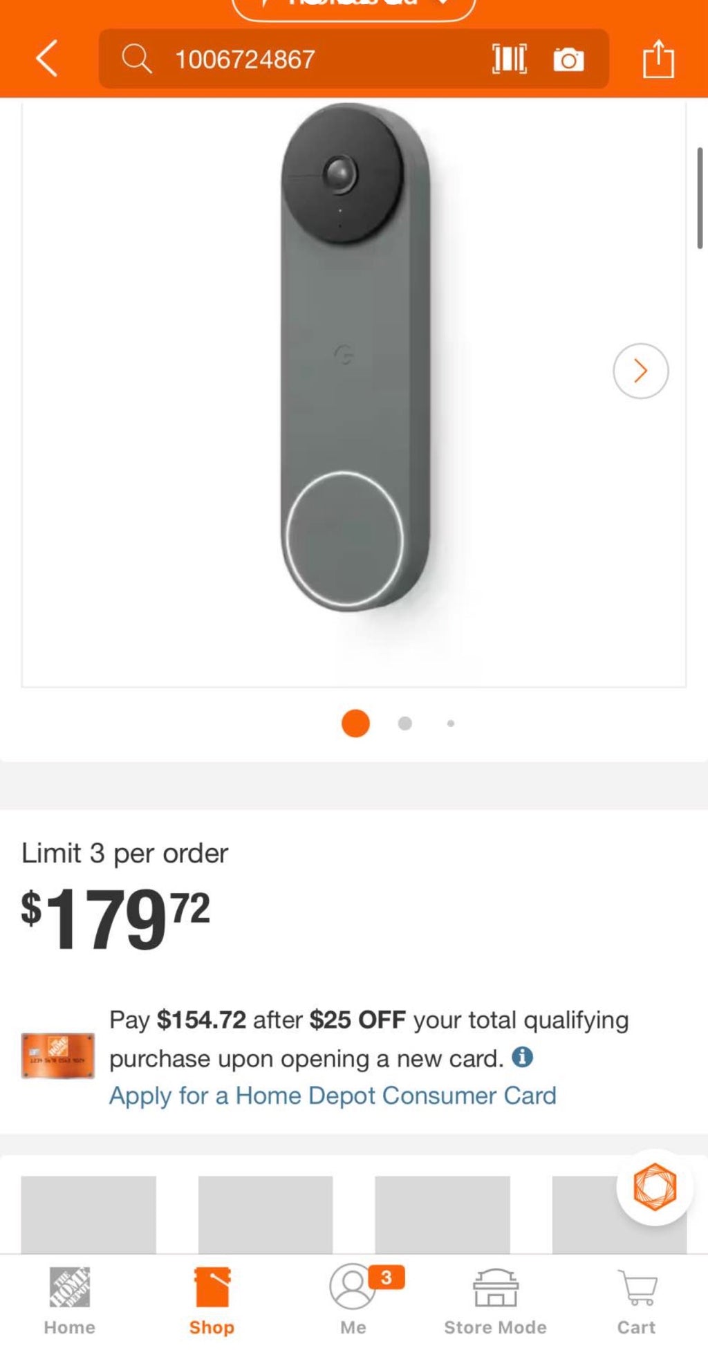Smart Wi-Fi Video Doorbell Camera
