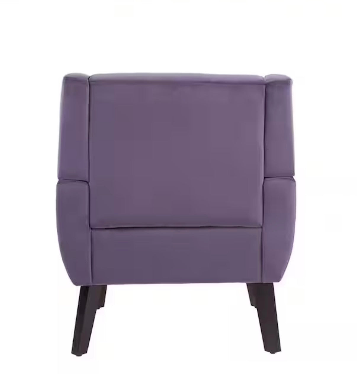 Purple Velvet Upholstery Arm Chair (Set of 1)