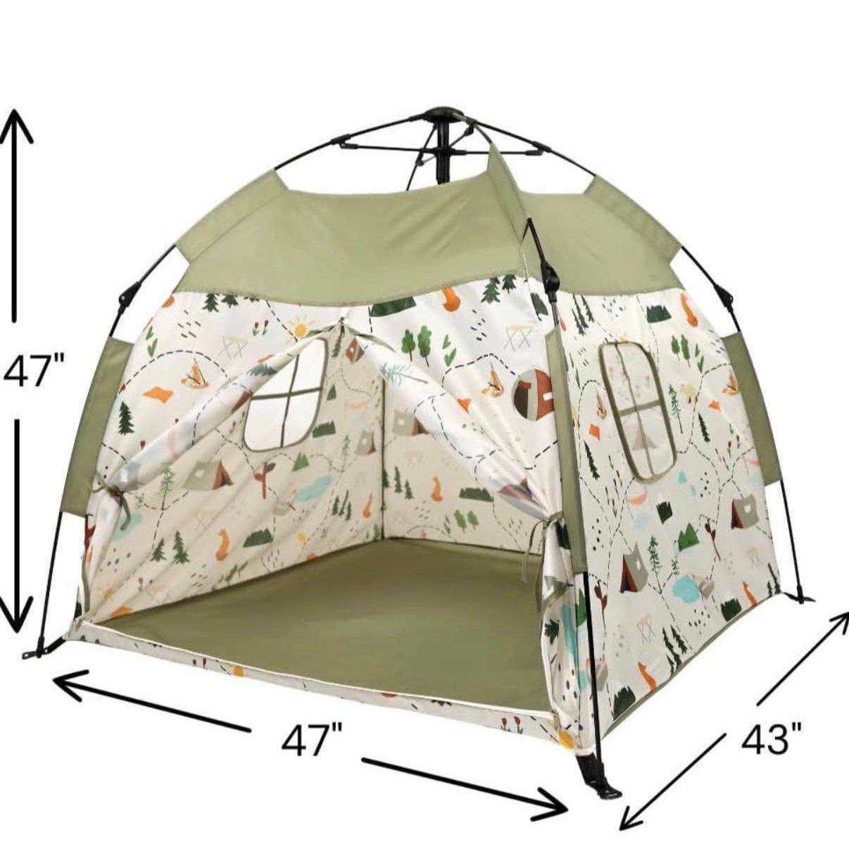 kids Play Tent with Matching Picnic Mat