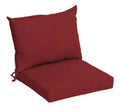 21 in. x 21 in. Ruby Red Leala Outdoor Dining Chair Cushion
