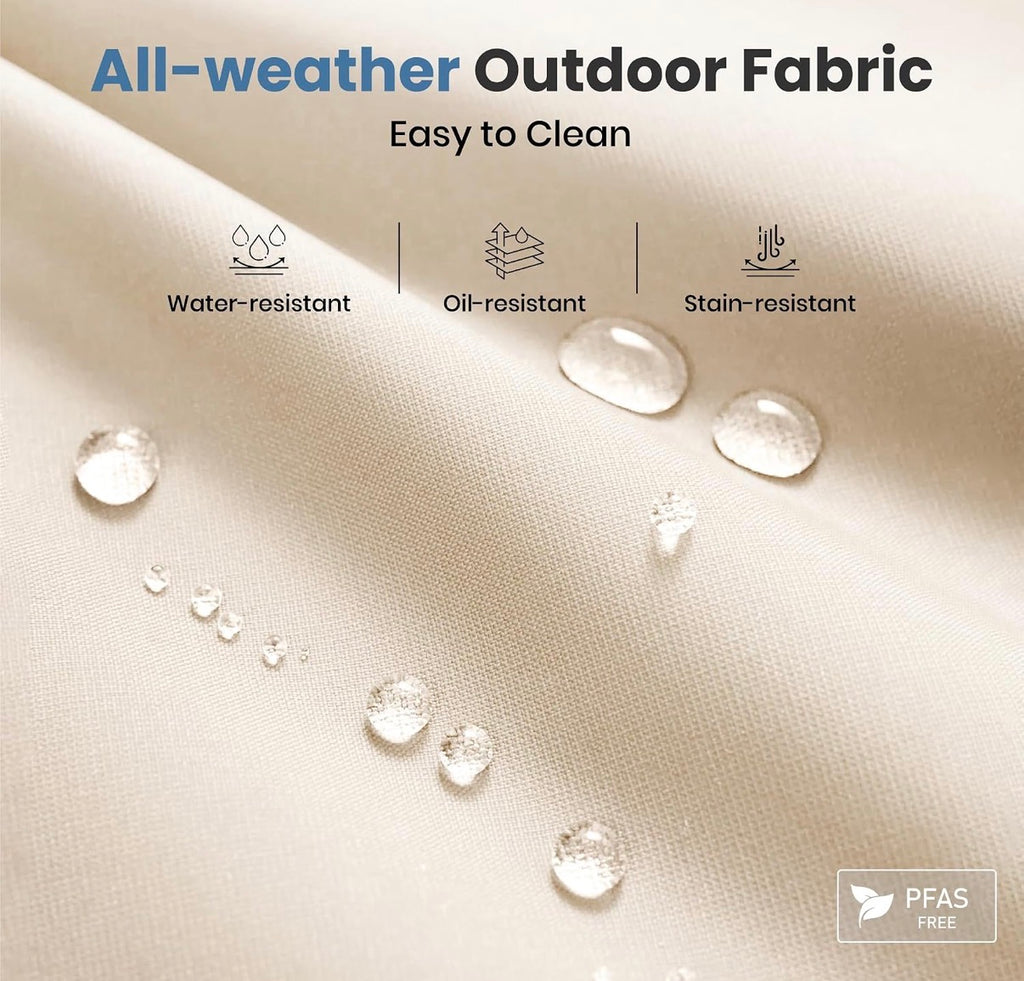 20 x 20x3 in Outdoor Chair Cushions with pillows Set of 4