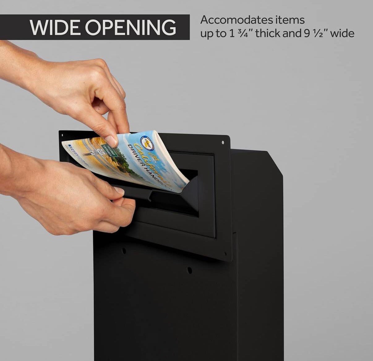 Through-the-Door Drop Box Deposit Safe 12 x 6 x 15"
