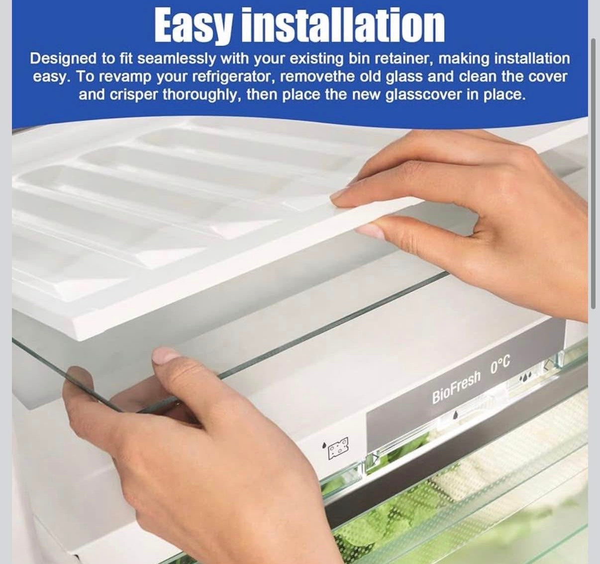 Refrigerator Glass Replacement for Crisper
