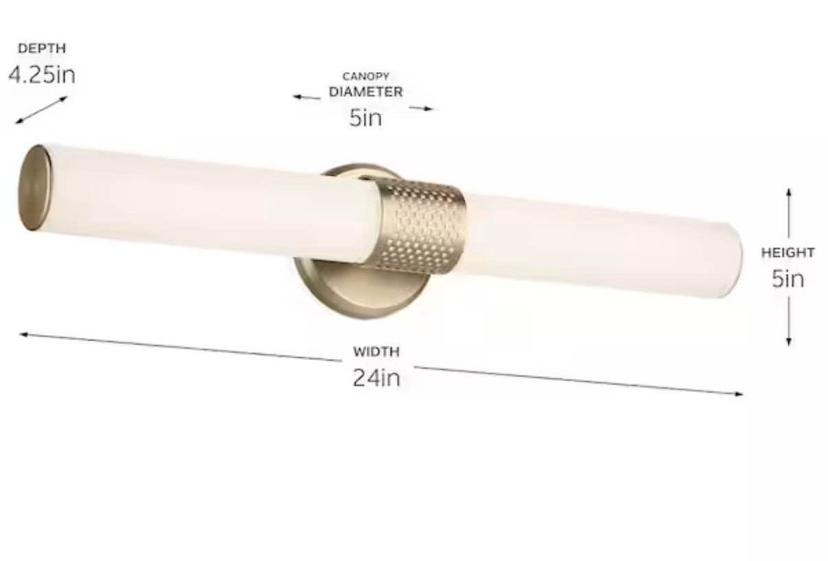 Sashi 24.25 in. Bath Bar Medium LED Vanity Light