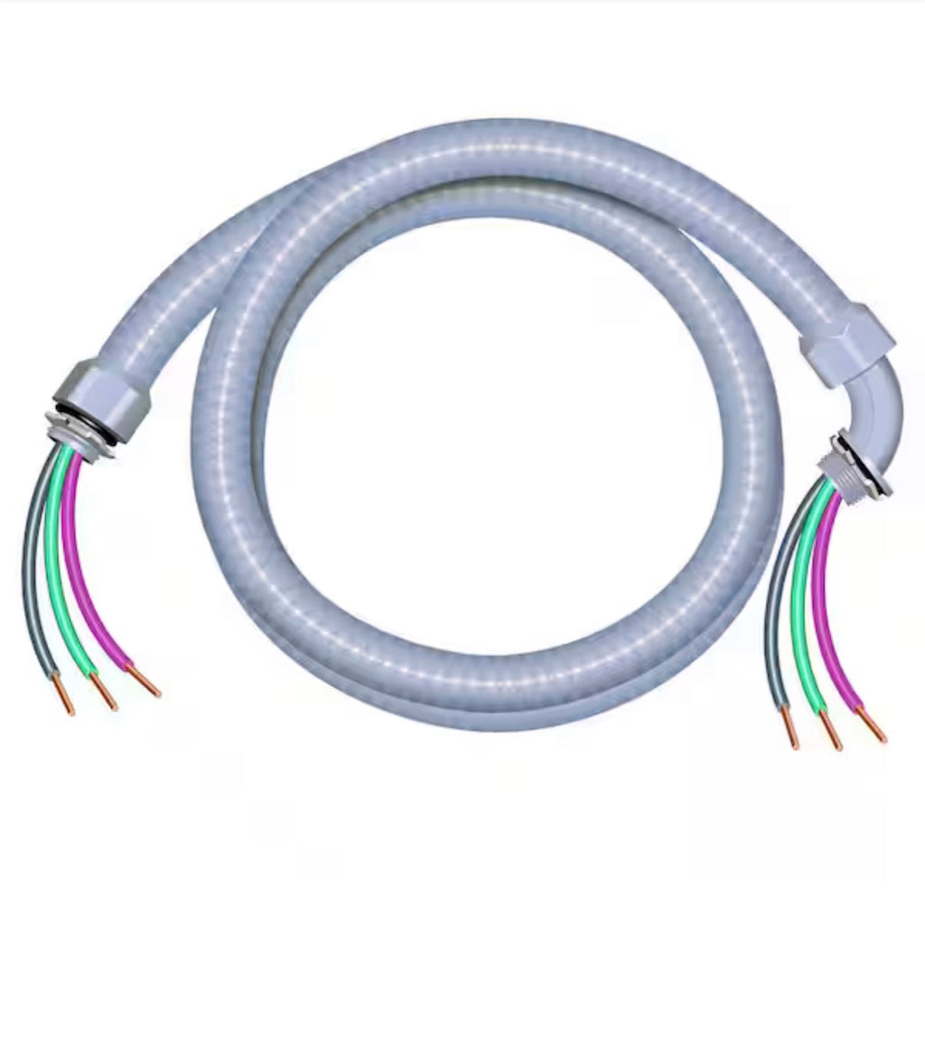 1/2 in. x 6 ft. PVC Conduit Cable Whip