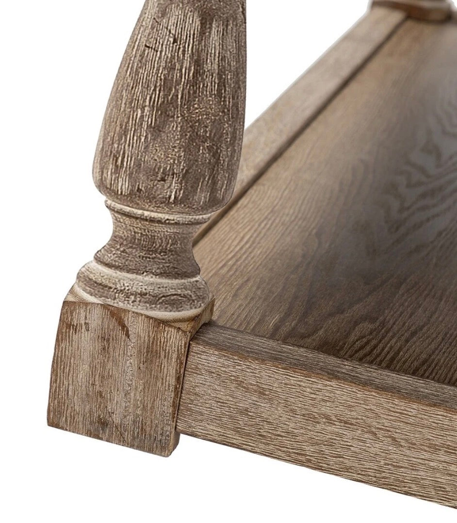 Boyan shelved tufted cocktail ottoman - Linen