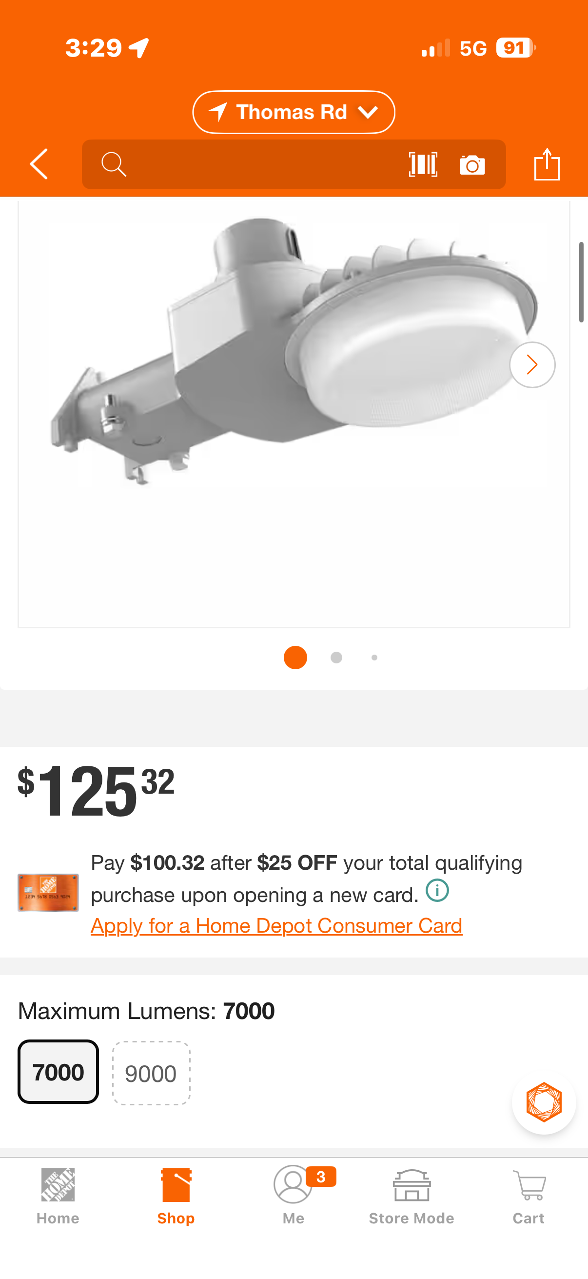 Commercial Electric  LED Dusk to Dawn Outdoor Area Light