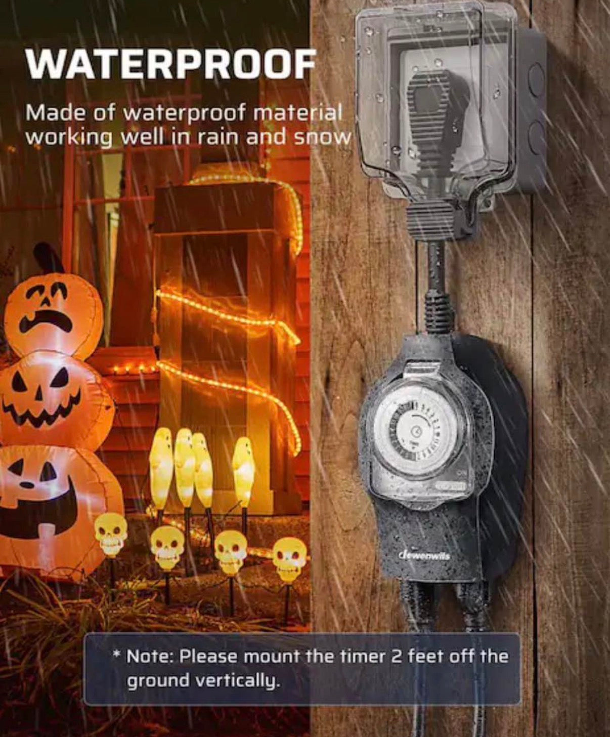 24-Hour Outdoor Mechanical Light Timer