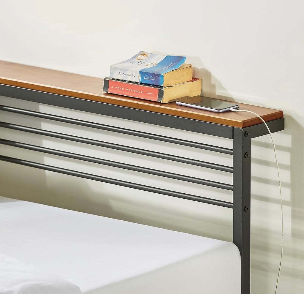 Mellow HYLLE Metal Platform Bed Queen