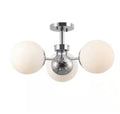 Olivier French bistro style Bohemian LED Semi Flush light