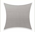 10 ft. x 10 ft. 190 GSM Grey Square Sun Shade Sail Screen