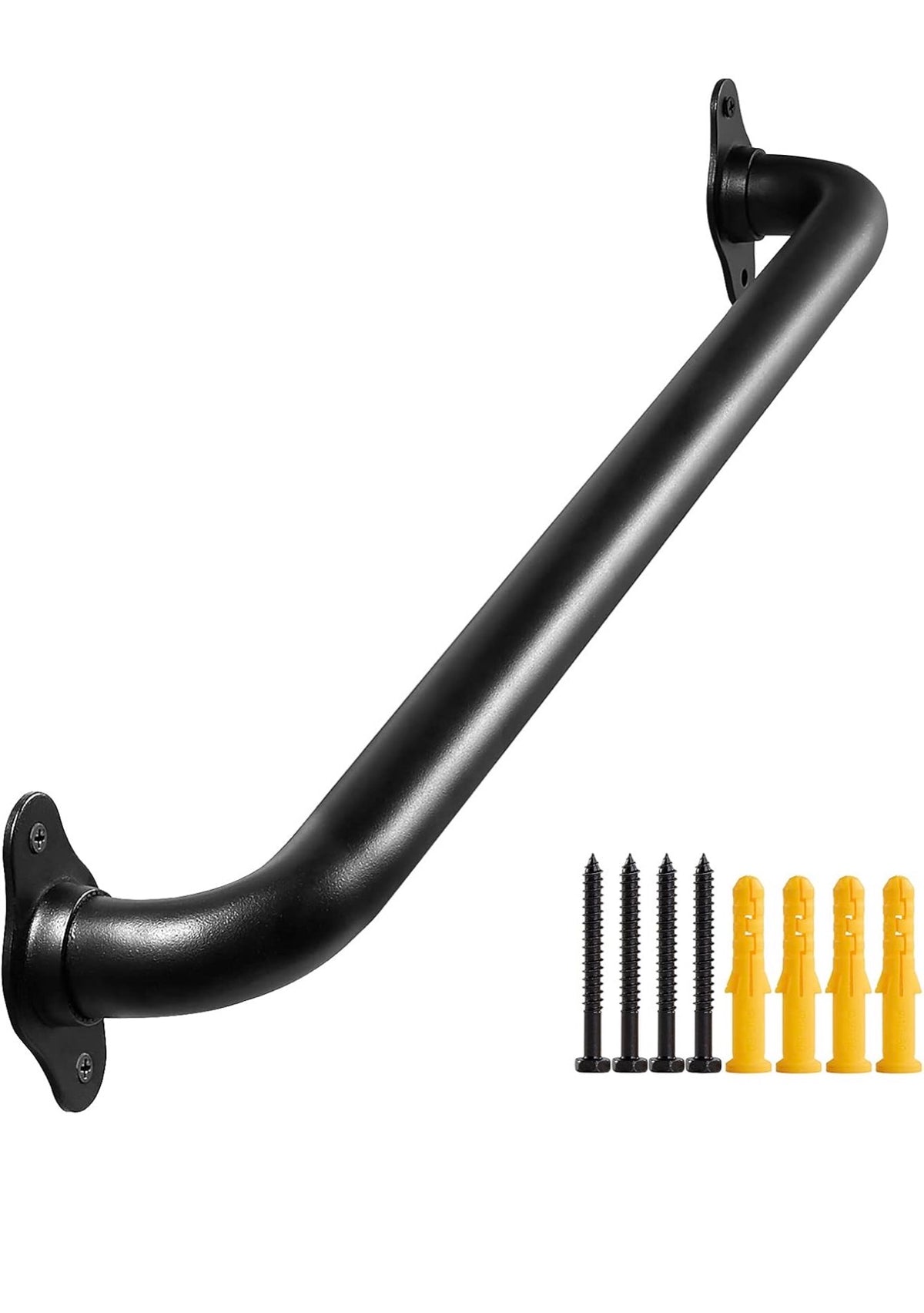 24 Inch Black Metal Stair Railing