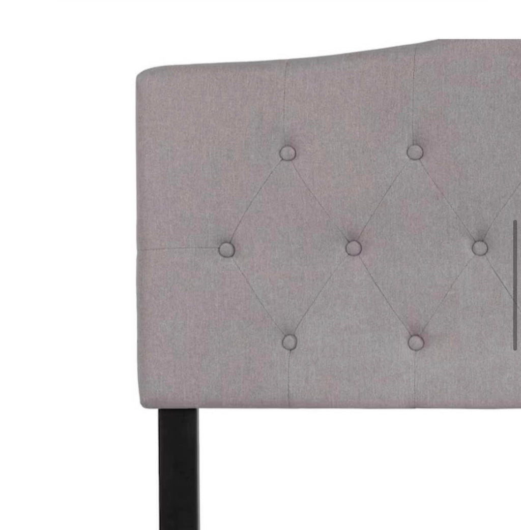 Light Gray Full Size Headboard