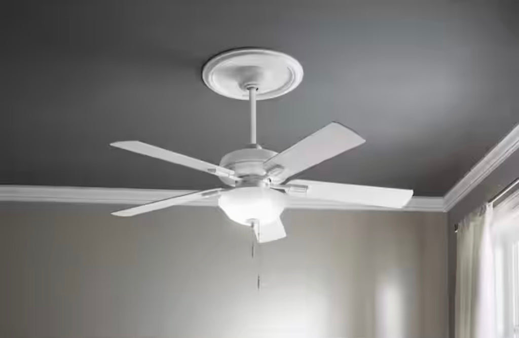 21 in. Smooth White Ceiling Medallion set of (6)