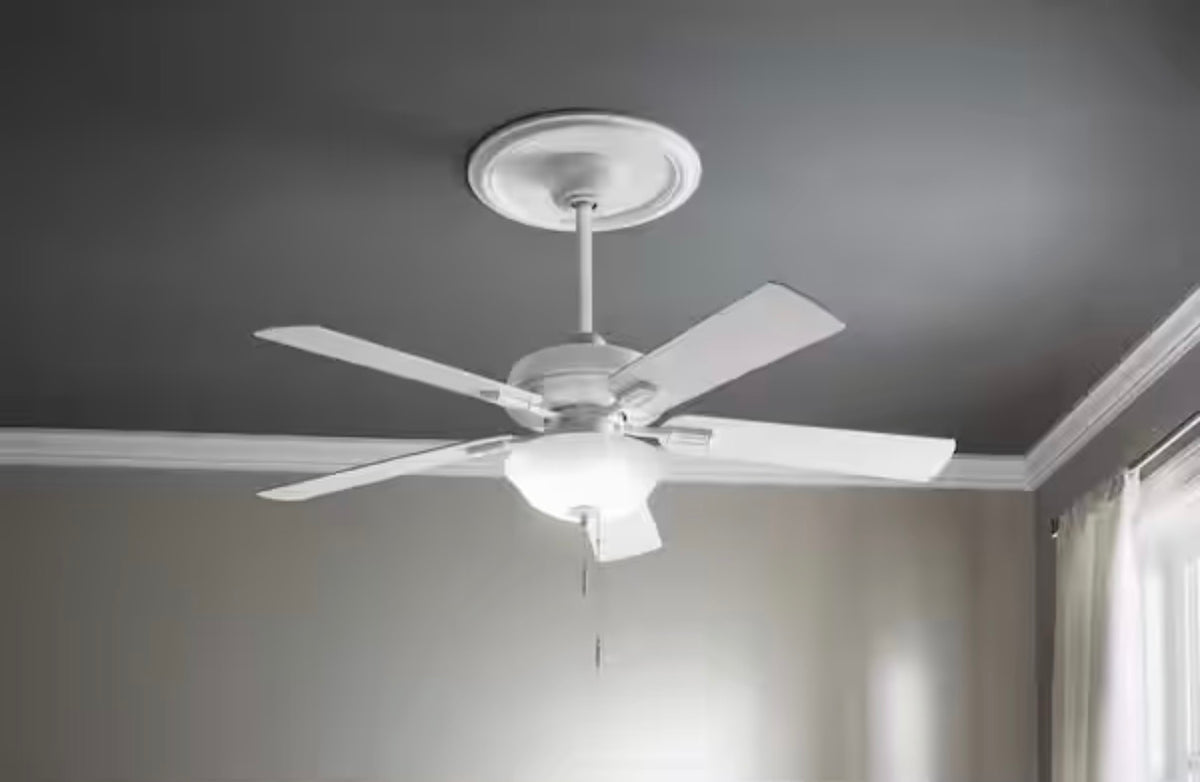 21 in. Smooth White Ceiling Medallion set of (6)