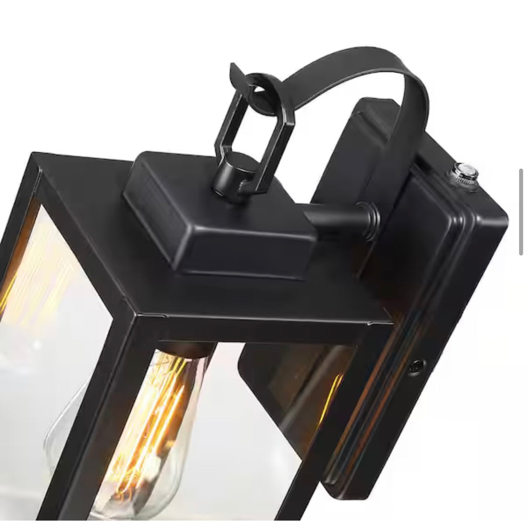 Outdoor Wall Lantern Sconce Dusk to Dawn Sensor
