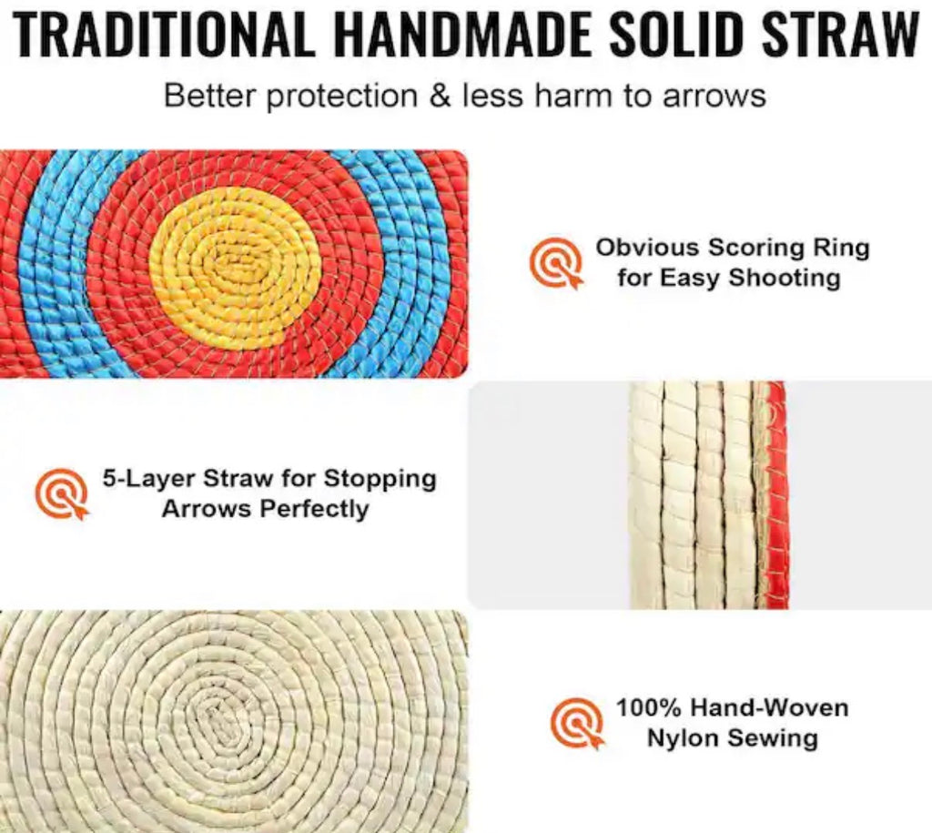Archery Target, 5-Layers 20 in. Arrow Target