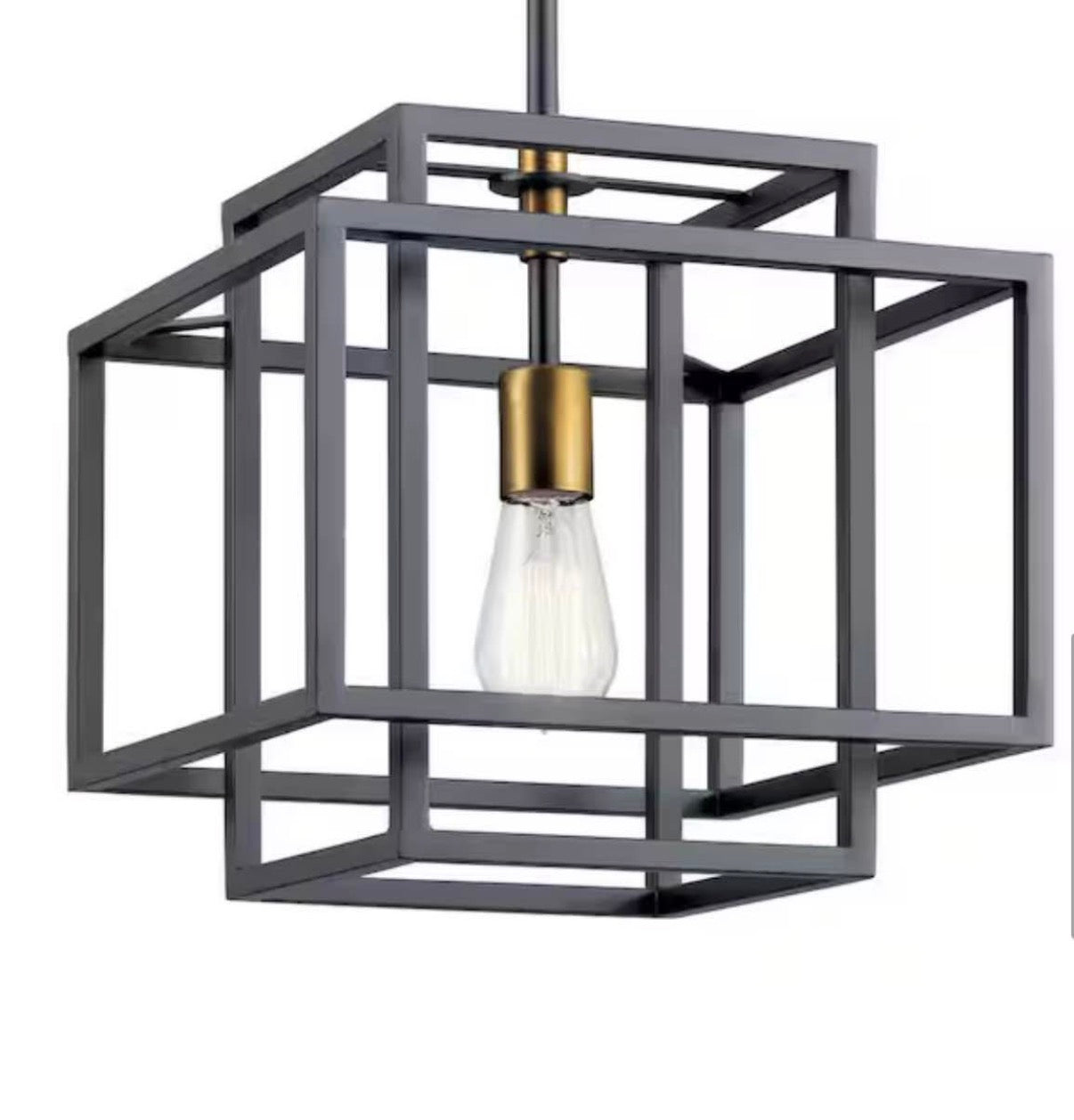 Mid-Century Modern Cage Kitchen Pendant