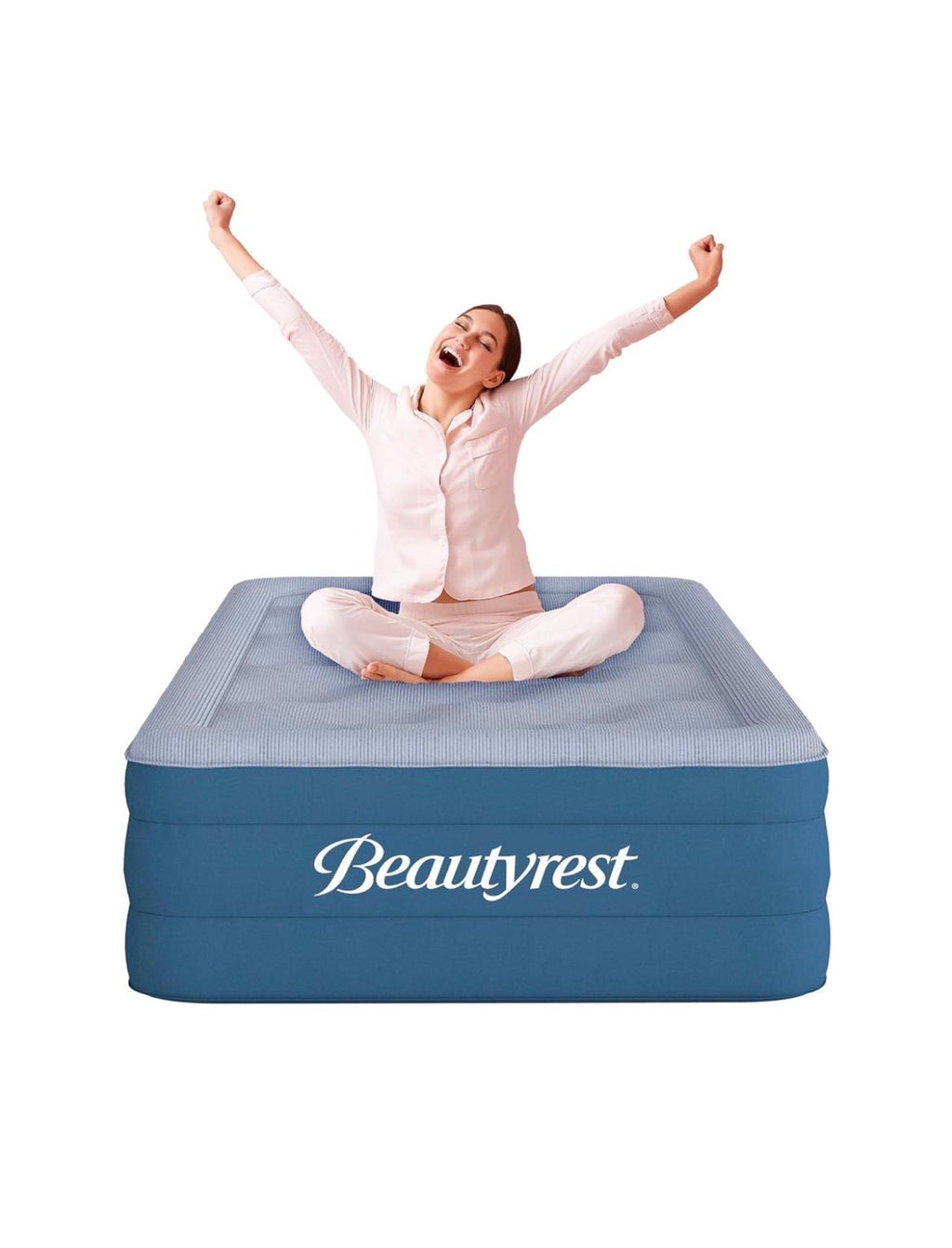 17" Comfort Plus Air Bed Mattress with Built-in Pump Twin Size