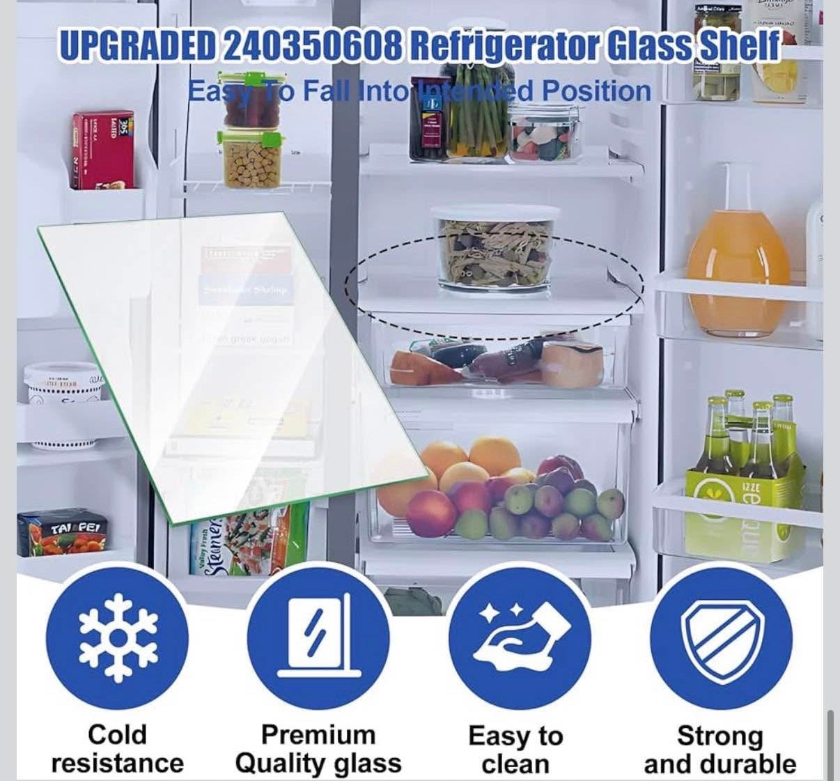 Refrigerator Glass Replacement for Crisper