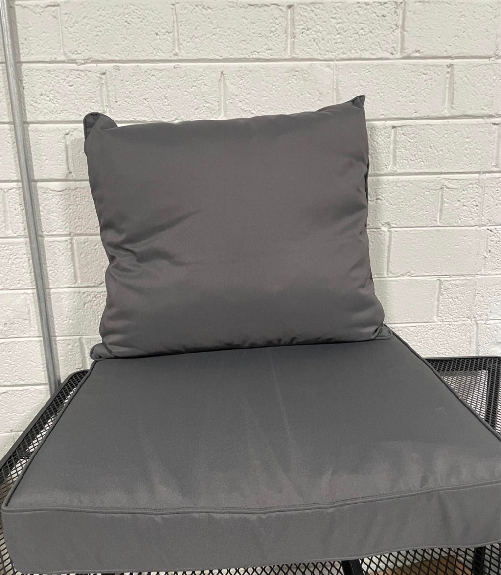 Outdoor Seat Cushion Set 22 x 22 Inch Waterproof