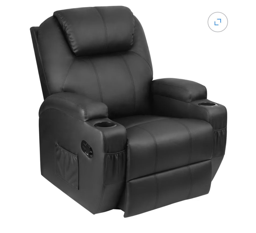 Rocking Recliner Chair, 360° Swivel