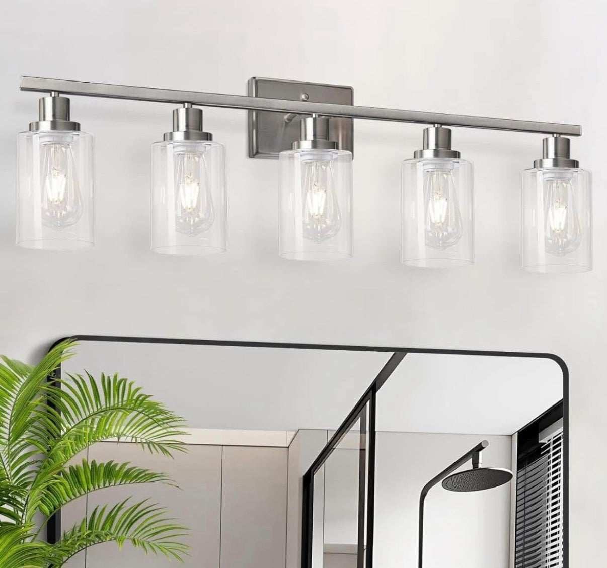Ascher 5 Light Bathroom Vanity Light