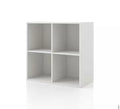 4-Shelf Modern Modular Bookcase