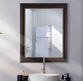 Rectangular Framed Beveled Wall Mirror 24" x 30"