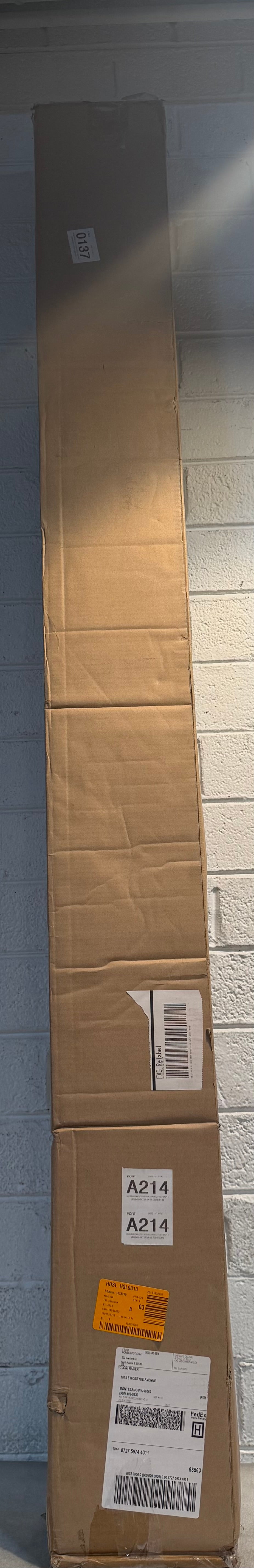 118 in. x 71 in. Retractable Side Awning Patio Screen Room Divider