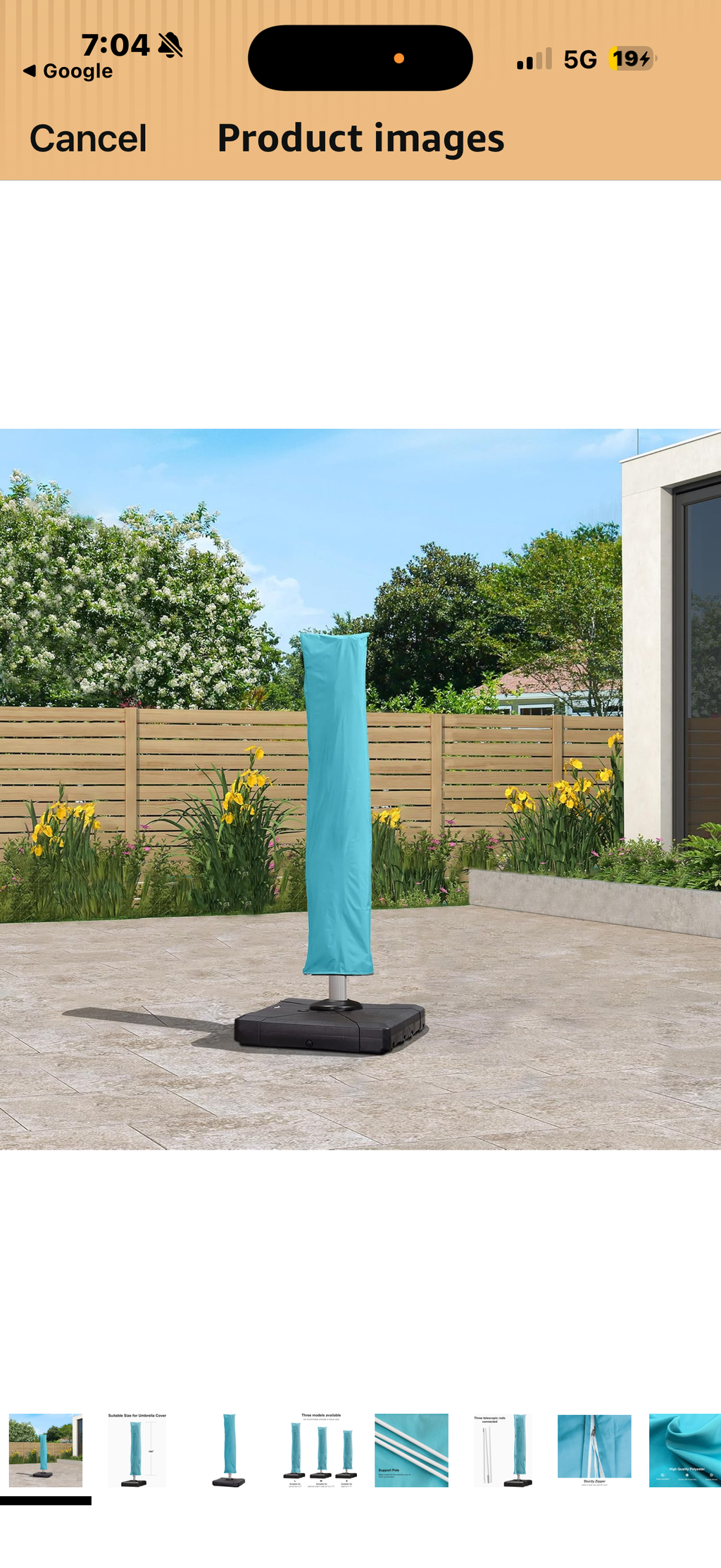 Cantilever Umbrella Cover